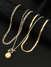 levne Dámský náhrdelník-Dámský náhrdelník z bohémské slitiny, zlatá a stříbrná barva, ideální na dovolenou i běžné nošení.