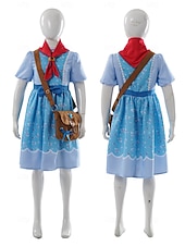 billige Jentekostymer-Sci-fi-TV-program Overnaturlig eventyr Psykisk karakter Kjoler Fancy kostyme Cosplay Kostymer med film-TV-tema for Jente Barne Halloween Karneval Bokuke Fest Ytelse