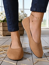 billige Flate sko til kvinner-damerosa ballerinasko - lette slip-on komfortsko, minimalistisk hverdagsstil for voksne, ideelle for daglig bruk, kontor, reise, turgåing &amp;helgeturer