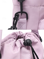 olcso Keresztpántos táskák-Női vízálló nejlon kulacstáska telefonzsebbel, többszínű keresztpántos hordozó fitneszhez, sporthoz, túrázáshoz és hétköznapi használatra, állítható vállpántos utazó italtartóval.