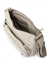 levne Tašky přes rameno-Dámská vícebarevná voděodolná polyesterová crossbody kabelka, velká kapacita, univerzální pro každodenní nošení i na dovolenou, nastavitelný popruh, stylový a funkční design