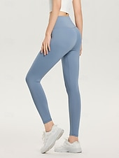 Χαμηλού Κόστους Απλό κολάν-Γυναικεία Παντελόνια Κολάν Μοντέρνα Κομψό στυλ street Βασικό Πλήρες μήκος Ψηλή Μέση Σκέτο Ελαστική μέση Γρήγορο Στέγνωμα Άνετο Υψηλή Ελαστικότητα Καθημερινά Διακοπές Αθλητικά