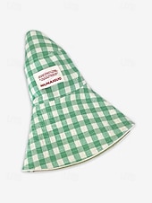  Wendbarer Damen-Bucket-Hat mit breiter Krempe, leichtes Polyester, in verschiedenen Farben erhältlich, beidseitig tragbar mit Schleifendetail, Sonnenschutzkappe für den St. Patrick's Day, Urlaub und Freizeit.