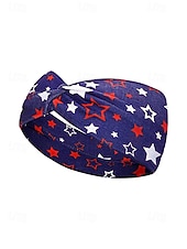economico Accessori-Stati Uniti 250° Anniversario Fascia per Capelli in Poliestere Patriottica da Donna Wrap per Capelli in Elastico Estensibile con Molti Stili di Bandiera USA Leggera e Confortevole Festiva per il