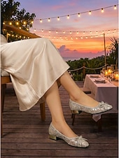 baratos Mulheres-Sapatilhas de ballet femininas transparentes com estampa floral e detalhes dourados – calçado confortável e estiloso para jantares de férias e noites de verão.