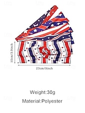 economico Accessori-Stati Uniti 250° Anniversario Fascia per Capelli in Poliestere Patriottica da Donna Wrap per Capelli in Elastico Estensibile con Molti Stili di Bandiera USA Leggera e Confortevole Festiva per il