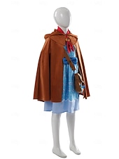 billige Jentekostymer-Sci-fi-TV-program Overnaturlig eventyr Psykisk karakter Kjoler Fancy kostyme Cosplay Kostymer med film-TV-tema for Jente Barne Halloween Karneval Bokuke Fest Ytelse