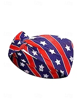 economico Accessori-Stati Uniti 250° Anniversario Fascia per Capelli in Poliestere Patriottica da Donna Wrap per Capelli in Elastico Estensibile con Molti Stili di Bandiera USA Leggera e Confortevole Festiva per il
