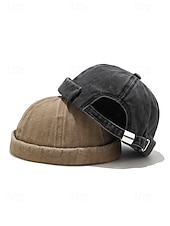 Недорогие Аксессуары для отдыха-Мужская регулируемая кепка-докер из полиэстера, легкая и дышащая, в нескольких цветах, идеально подходит для весны и лета, отлично подойдет для отдыха и повседневной носки.