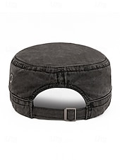 halpa Miesten hatut-Miesten puuvillainen sotilaslippis, saatavilla useissa väreissä, täydellinen lomalle ja arkeen