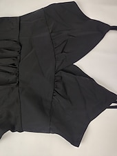 economico Vestito Semplice-Per donna Abito maxi Abito da Ballo Vestito da Festa Abito da Cocktail Abito Sottoveste Moda Caldo Moderno All'aperto Vacanza Feste Vestibilità regolare Semplice Senza Maniche Scollo a V Nero Bianco