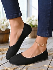 billige Flate sko til kvinner-damerosa ballerinasko - lette slip-on komfortsko, minimalistisk hverdagsstil for voksne, ideelle for daglig bruk, kontor, reise, turgåing &amp;helgeturer