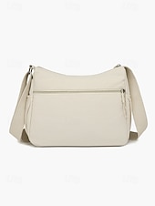 levne Tašky přes rameno-Dámská vícebarevná voděodolná polyesterová crossbody kabelka, velká kapacita, univerzální pro každodenní nošení i na dovolenou, nastavitelný popruh, stylový a funkční design