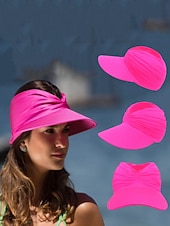 preiswerte Schützende Hüte-Damen Hut Sonnenhut Sonnenschutz Winddicht Täglich Outdoor Strand Einfarbig