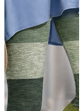 ieftine -Pentru femei chinez Jambiere Vacanță Epocă Șic Stradă Capris Talie Înaltă Grafic Plisat Imprimare Confort Απαλό Comfortabil Strech Zilnic În aer liber Vacanță Trifoi Vară Primăvară Toamnă Slim Fit