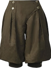 preiswerte Unterteile-Mittelalterlich Renaissance Steampunk Piratenhose Pirat Kostüm Damen Vikinger Seeräuber Fantasie Leistung LARP Renaissance-Messe Erwachsene Hose Frühling