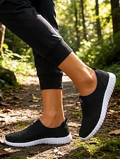 preiswerte Damen-Sneaker-Hellblaue, atmungsaktive Mesh-Slipper für Damen – leichte Outdoor-Sneaker zum Wandern, Spazierengehen, Reisen und für den täglichen Gebrauch