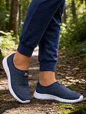preiswerte Damen-Sneaker-Hellblaue, atmungsaktive Mesh-Slipper für Damen – leichte Outdoor-Sneaker zum Wandern, Spazierengehen, Reisen und für den täglichen Gebrauch