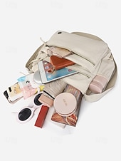 levne Tašky přes rameno-Dámská vícebarevná voděodolná polyesterová crossbody kabelka, velká kapacita, univerzální pro každodenní nošení i na dovolenou, nastavitelný popruh, stylový a funkční design