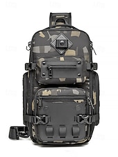 economico Borselli da uomo-borsa a tracolla tattica da uomo: zaino a tracolla in poliestere di grande capacità con più tasche e stili di trasporto versatili, vari colori per escursioni all'aperto, viaggi e uso quotidiano casual