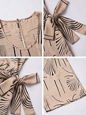 cheap Vacation Jumpsuit-Women's Normal Jumpsuit Active Geometric Sleeveless Wide Leg V Neck Lace up Print Daily Vacation Loose Fit Black Red Green Summer