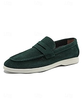 halpa Loafers-Miesten harmaat loaferit, hengittävä päällinen ja pehmustettu pohja, tyylikkäät ja mukavat puutarhahäihin, virallisiin kokoontumisiin ja elegantteihin juhliin