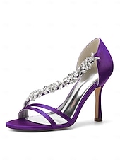 preiswerte Braut-Champagnerfarbene Brautschuhe aus Satin mit Kristallbesatz – elegante Hochzeitsschuhe für Stadthochzeiten