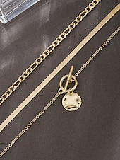 levne Dámský náhrdelník-Dámský náhrdelník z bohémské slitiny, zlatá a stříbrná barva, ideální na dovolenou i běžné nošení.