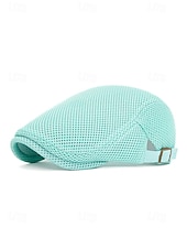 abordables Accessoires-Casquette homme en polyester vert, disponible en plusieurs couleurs, idéale pour la Saint-Patrick et au quotidien.