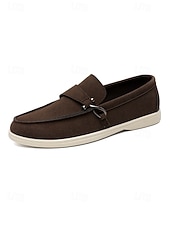 ieftine Mocasini-Mocasini bej pentru bărbați, fără mâneci, design elegant cu talpă amortizată, stil formal confortabil pentru nunți în grădină, petreceri și ocazii speciale