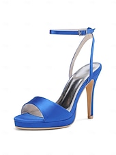 abordables novia-Sandalias de tacón alto con tira en el tobillo doradas para mujer, elegantes zapatos de novia minimalistas para bodas en la ciudad.