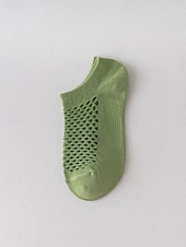 preiswerte Socken-Damen Versteckte Socken Täglich Heim Einfarbig Polyester Lässig 1 Paar