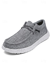 voordelige Heren-Beige espadrille slip-ons voor heren, ademend bovenwerk van textiel, comfortabele jute zool, casual stijl voor eiland- en cruisevakanties, strand- en resortactiviteiten.