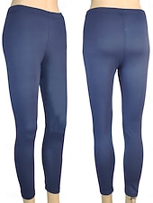 tanie Gładkie legginsy-Damskie Spodnie Getry Moda Moda miejska Podstawowy Do kostek Wysoka talia Równina Elastyczny pas Komfort Elastyczny Codzienny Na zewnątrz Sport Jasnoszary Ciemnoszary Błękit jeziora Fiołkowy Wiosna