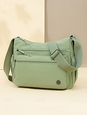 levne Tašky přes rameno-Dámská vícebarevná voděodolná polyesterová crossbody kabelka, velká kapacita, univerzální pro každodenní nošení i na dovolenou, nastavitelný popruh, stylový a funkční design