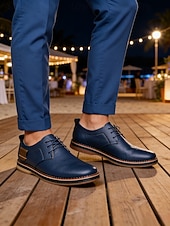 Χαμηλού Κόστους Ανδρες-Κομψά ανδρικά oxfords, κομψά και άνετα, ιδανικά για βραδιές σε θέρετρα και ειδικές περιστάσεις