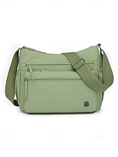 levne Tašky přes rameno-Dámská vícebarevná voděodolná polyesterová crossbody kabelka, velká kapacita, univerzální pro každodenní nošení i na dovolenou, nastavitelný popruh, stylový a funkční design