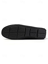 cheap Men-Men's Faux Leather Brown Slip-On Loafers, Trendy and Comfortable, Great for Resort Evenings and Night Out