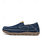 cheap Men-Men's Tan Slip-On Shoes, Soft Textile Upper, Durable Jute Sole, Relaxed Beachwear Style for Island &amp; Cruise, Summer Travel &amp; Leisure