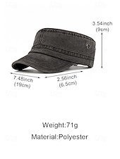 halpa Miesten hatut-Miesten puuvillainen sotilaslippis, saatavilla useissa väreissä, täydellinen lomalle ja arkeen