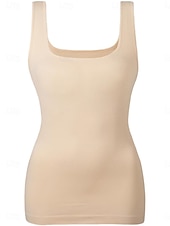 levne Jasná nádrž-Dámské Halenka Bez vzoru Aktivní stylové Bez rukávů Do U Běžné topy Denní Dovolená Jdeme ven Černá Bílá Hnědá Meruňková Růžová Léto Jaro