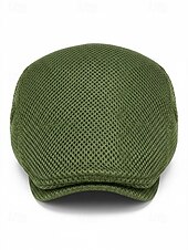 abordables Accessoires-Casquette homme en polyester vert, disponible en plusieurs couleurs, idéale pour la Saint-Patrick et au quotidien.