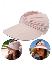 preiswerte Schützende Hüte-Damen Hut Sonnenhut Sonnenschutz Winddicht Täglich Outdoor Strand Einfarbig