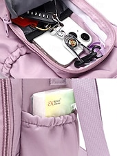 olcso Keresztpántos táskák-Női vízálló nejlon kulacstáska telefonzsebbel, többszínű keresztpántos hordozó fitneszhez, sporthoz, túrázáshoz és hétköznapi használatra, állítható vállpántos utazó italtartóval.