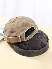 Недорогие Аксессуары для отдыха-Мужская регулируемая кепка-докер из полиэстера, легкая и дышащая, в нескольких цветах, идеально подходит для весны и лета, отлично подойдет для отдыха и повседневной носки.