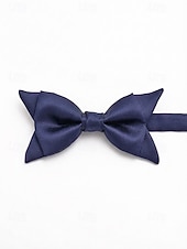 tanie Wesele ACC-regulowana muszka męska, wiele kolorów, klasyczny formalny styl na wesela, imprezy, dla drużbów i na specjalne okazje