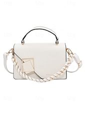 זול תיקי יד-תיק צד אלגנטי לנשים עם דמוי עור, תיק כתף אופנתי עם ידית עליונה ורצועת שרשרת, ארנק אופנתי להמרה לנשים, מושלם ללבישה יומיומית, טיולים לחופשה וללבוש מסיבה