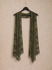  Dam Axelryckningar Spets Blommig Elegant kall axel Dagligen Bröllopsgäst Strandbröllop Marinblå Oliv Sommar Vår