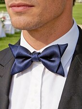 tanie Wesele ACC-regulowana muszka męska, wiele kolorów, klasyczny formalny styl na wesela, imprezy, dla drużbów i na specjalne okazje