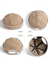 Недорогие Аксессуары для отдыха-Мужская регулируемая кепка-докер из полиэстера, легкая и дышащая, в нескольких цветах, идеально подходит для весны и лета, отлично подойдет для отдыха и повседневной носки.